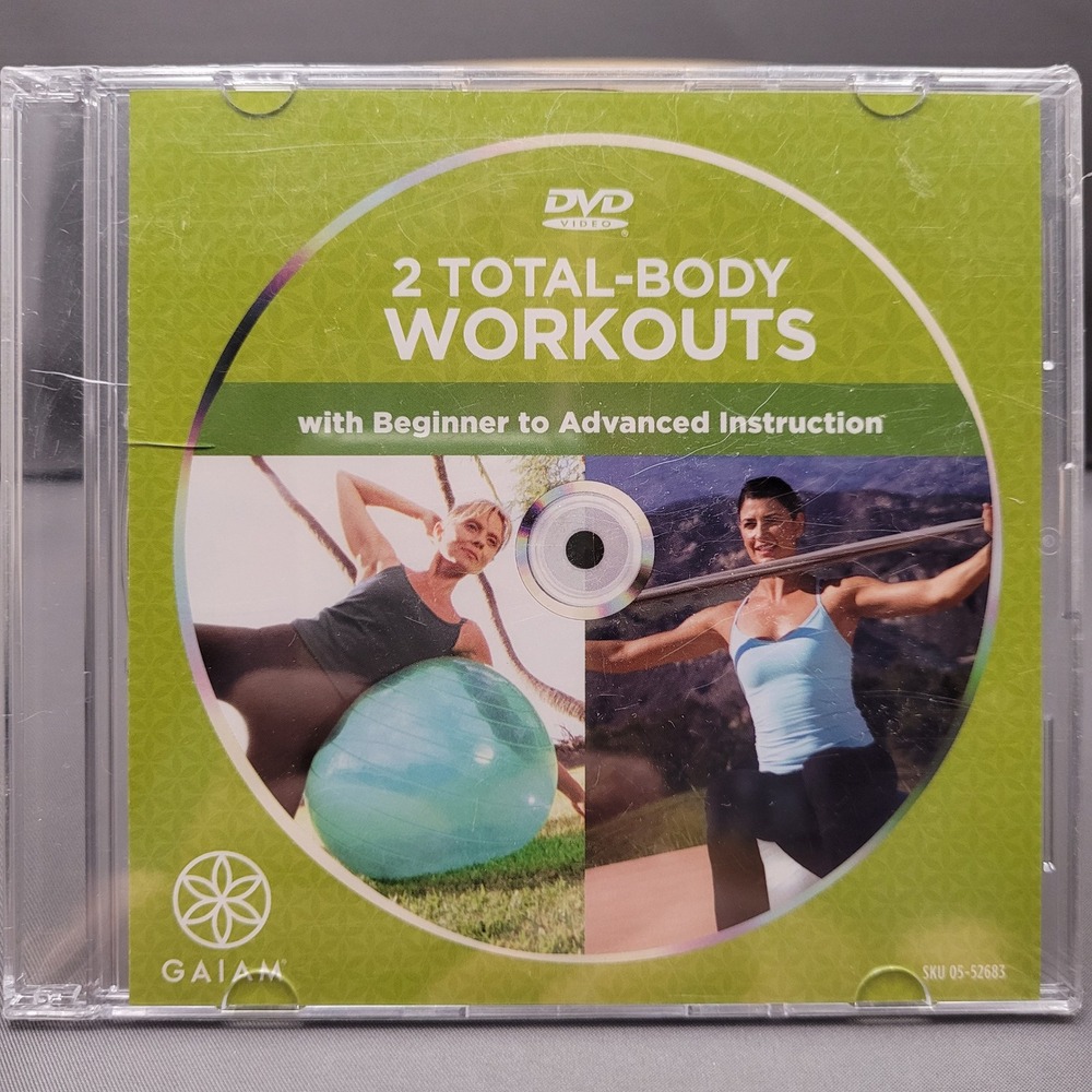 2‎ Total-Body Workouts by Gaiam (DVD, 2005)*SEALED*